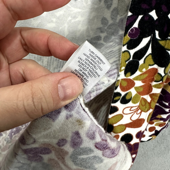 Christopher & Banks Open Front Cardigan Womens Small Purple Boho Whimsigoth - Picture 7 of 7